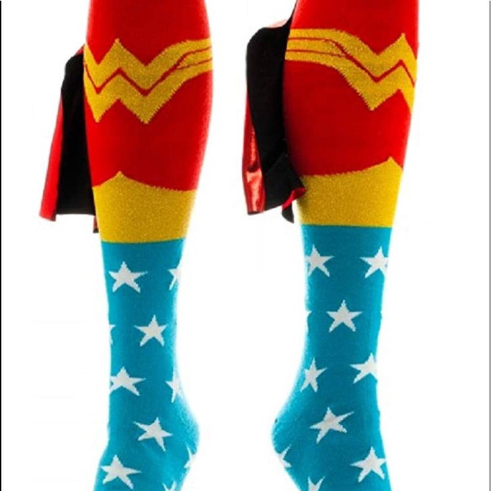 Wonder Woman Cape Socks
